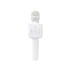 კარაოკე მიკროფონი Hoco BK5 Cantando karaoke microphone white  - Primestore.ge