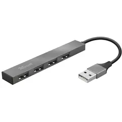USB ადაპტერი TRUST HALYX 4-PORT MINI USB HUB  - Primestore.ge