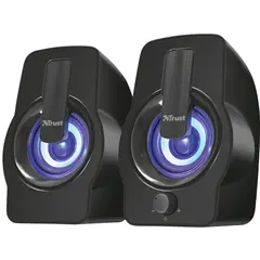 დინამიკი TRUST Gemi RGB 2.0 Speaker Set - black  - Primestore.ge