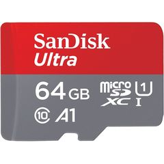 Memory card SanDisk 64GB Ultra MicroSD/HC UHS-I Card 140MB/S Class 10 SDSQUAB-064G-GN6MN