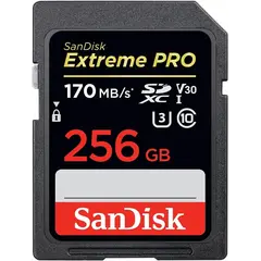 მეხსიერების ბარათი SanDisk 256GB Extreme PRO SD/XC UHS-I Card 200MB/S V30/4K Class 10 SDSDXXD-256G-GN4IN  - Primestore.ge