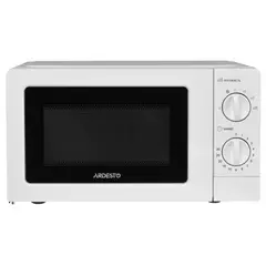 მიკროტალღური ღუმელი ARDESTO Microwave oven, 20L, mechanical control, 700W, button opening, white  - Primestore.ge