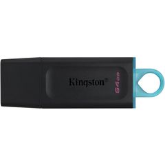USB ფლეშ მეხსიერება kingston DTX 64GB USB3.2 Gen 1 DataTraveler Exodia (Black + Teal)  - Primestore.ge