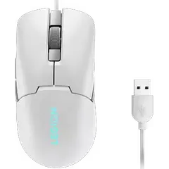 მაუსი Lenovo Legion M300s RGB Gaming Mouse (Glacier White)  - Primestore.ge