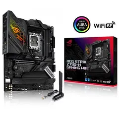 დედა დაფა ASUS ROG STRIX Z790-H GAMING WIFI s1700 Z790 4xDDR5 M.2 HDMI-DP Wi-Fi BT ATX  - Primestore.ge