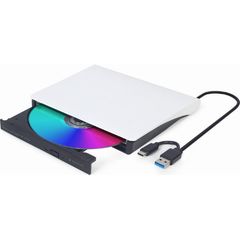Disc reader Gembird External USB DVD Drive (DVD-USB-03-BW) - Black/White