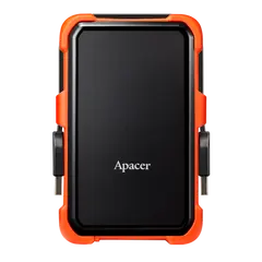 გარე მყარი დისკი Apacer 2.5" USB 3.1 1TB AC630 IP55 Black/Orange  - Primestore.ge