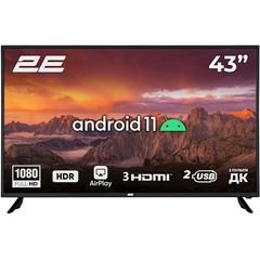 ტელევიზორი 2E 2E-43A06K, 43", FHD, Smart TV  - Primestore.ge