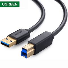 Printer cable UGREEN US210 (10372) USB-B 3.0 Type B to Type A Print Cable 2m (Black)