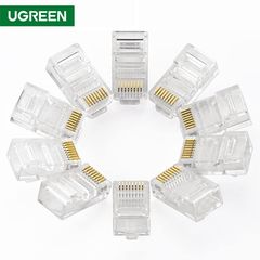 Network cable connector UGREEN NW110 (20329) RJ45 Network Connector for UTP Cat 5, Cat 5e 10pcs