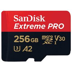 მეხსიერების ბარათი SanDisk 256GB Extreme PRO microSDXC UHS-I V30 A2 200MB/s 256GB SDSQXCD-256G-GN6MA  - Primestore.ge