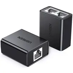 RJ45 ადაპტერი UGREEN CM210 (50923) RJ45 Splitter Adapter, 2 Pack, Black  - Primestore.ge