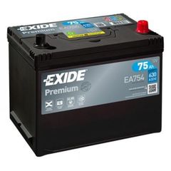 Battery Exide PR EA754 75 A* JIS R+