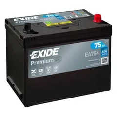 აკუმულატორი Exide PR EA754 75 ა*ს JIS R+  - Primestore.ge