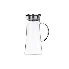 მინის დოქი ARDESTO Pitcher with lid, 1400 ml, borosilicate glass, s/s  - Primestore.ge