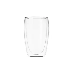 ლატეს ჭიქების ნაკრები ARDESTO Double wall borosilicate glass mug set Ardesto, 400 ml, 2 pcs  - Primestore.ge