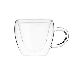 Cup ARDESTO Double wall borosilicate glass mug set 250 ml 2 pcs
