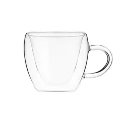 ჭიქა ARDESTO Double wall borosilicate glass mug set 250 ml 2 pcs  - Primestore.ge