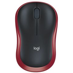 მაუსი Logitech M185 Wireless Mouse (910-002240) - Red  - Primestore.ge