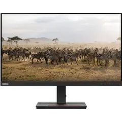 მონიტორი Lenovo ThinkVision E27 27" IPS 1920x1080 4ms 75Hz Black  - Primestore.ge