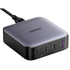 დამტენი UGREEN CD328 (90928), 100W, USB, USB-C, Gray  - Primestore.ge