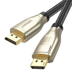 Video cable UGREEN DP112 (80724), DisplayPort Male to Male, 5m, Black/Gold