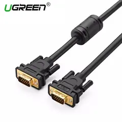 VGA კაბელი UGREEN VG101 (11634) VGA Male to Male Cable 15m (Black)  - Primestore.ge