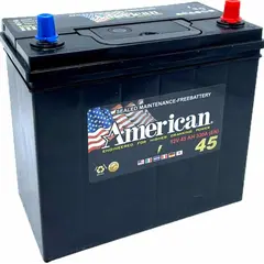 აკუმულატორი AMERICAN 45 ა*ს JIS მარჯ.  - Primestore.ge