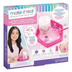 ელექტრო სანთელი დეკორით Make It Real Flameless Candle Zen Garden  - Primestore.ge