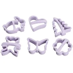 გამოსაცხობი ფორმა ARDESTO Elegance Biscuit Moulds 6 pcs, lilac  - Primestore.ge