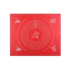 ცომის საზომი Silicone mat  Ardesto Tasty baking 50*60CM, red, silicon  - Primestore.ge