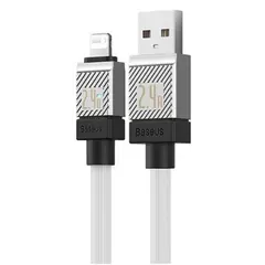კაბელი Baseus CoolPlay Series Fast Charging Cable USB to iP 2.4A 2m CAKW000502  - Primestore.ge