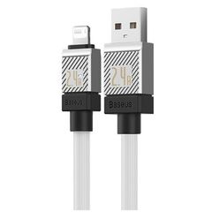 კაბელი Baseus CoolPlay Series Fast Charging Cable USB to iP 2.4A 1m CAKW000402  - Primestore.ge