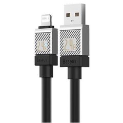 კაბელი Baseus CoolPlay Series Fast Charging Cable USB to iP 2.4A 2m CAKW000501  - Primestore.ge