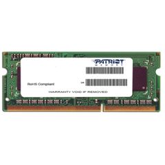 ოპერატიული მეხსიერება Patriot DDR3 4GB 1600MHz SODIMM 1.35V - PSD34G1600L2S  - Primestore.ge