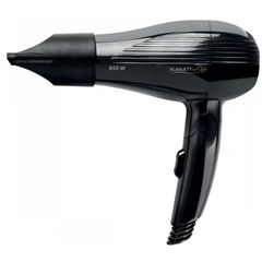 Hair dryer (black), 850W, Number of speed modes: 2, Number of temperature modes: 1, Ionic function, Concentrator