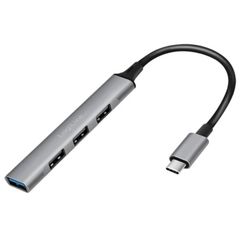 USB ჰაბი Logilink UA0392 USB3.2 Type-C 4-port Slim Hub With Aluminum Casing  - Primestore.ge