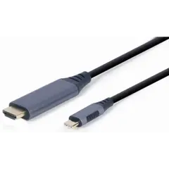 კაბელი Gembird CC-USB3C-HDMI-01-6 USB Type-C to HDMI display Adapter cable 1.8 m  - Primestore.ge