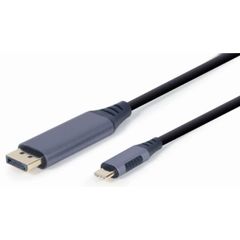 კაბელი Gembird CC-USB3C-DPF-01-6 USB Type-C to DisplayPort Adapter cable 1.8 m  - Primestore.ge
