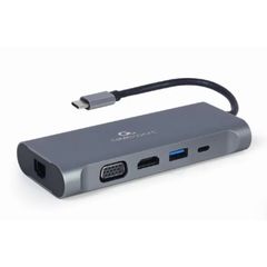 Adapter Gembird A-CM-COMBO7-01 USB Type-C 7-in-1 multi-port adapter