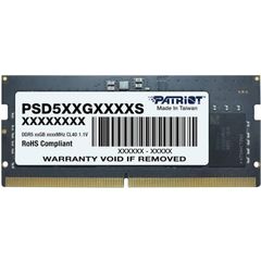 ოპერატიული მეხსიერება Patriot Signature DDR5 16GB 5600MHz SODIMM - PSD516G560081S  - Primestore.ge