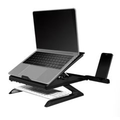 Notebook stand LogiLink AA0133 Notebook stand foldable aluminum black