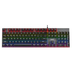 კლავიატურა NOXO RETALIATION Mechanical Rainbow Backlit Gaming Keyboard BLUE Switch EN/RU Black  - Primestore.ge