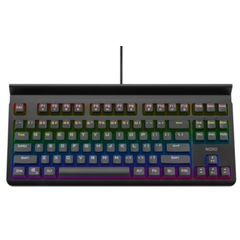 Keyboard NOXO SPECTER Mechanical Rainbow Backlit Gaming Keyboard BLUE Switch EN/RU Black