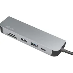 ადაპტერი Logilink UA0343 USB-C™ Multifunc Hub USB 3.2 Gen1x1 HDMI PD Cardreader  - Primestore.ge