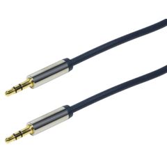 Cable Logilink CA10100 3.5mm 3-Pin/M to 3.5mm 3-Pin/M Audio Cable 1m Blue