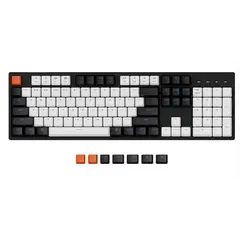 კლავიატურა Keychron C1 104 Key Gateron G pro Red Hot-swap USB RGB Black  - Primestore.ge