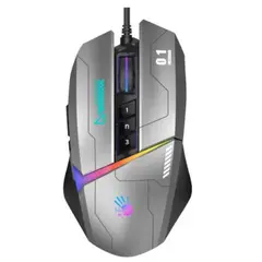 მაუსი A4tech Bloody W60 Max RGB Gaming Mouse Gun Grey  - Primestore.ge