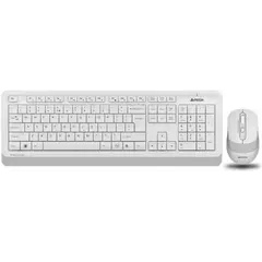 კლავიატურა მაუსით A4tech Fstyler FG1010 Wireless Combo Set EN/RU White  - Primestore.ge