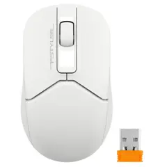 მაუსი A4tech Fstyler FG12S Wireless Mouse White  - Primestore.ge